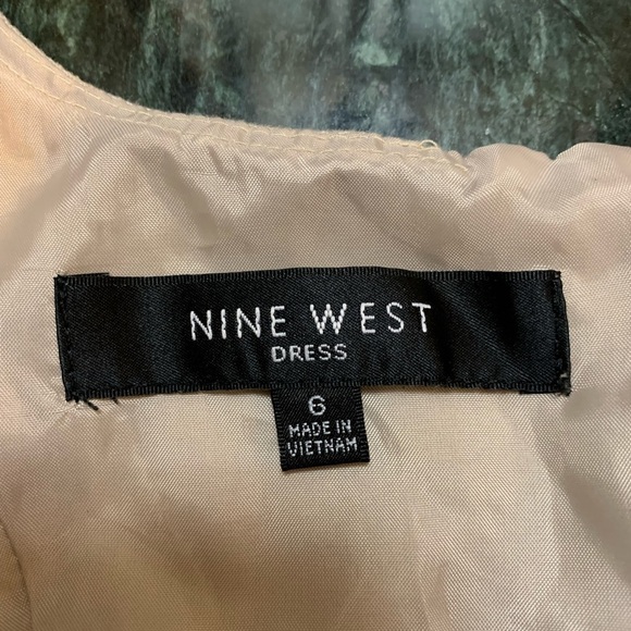 Nine West linen blend summer dress, size 6 - Picture 4 of 7